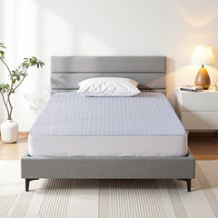 Giselle Cooling Mattress Protector Waterproof Deep Pocket Fitted Cover King Single