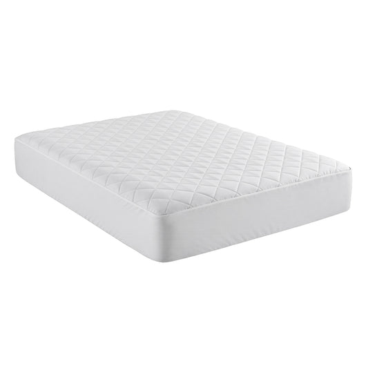 Giselle Waterproof Mattress Protector 100% Cotton Quilted Fitted Cover Queen