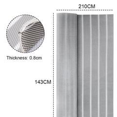 Super Ventilated Mattress Underlay Cuttable 0.8cm Thick Under Mattress Pad with 3D Air Flow Mesh Universal Fit for All Beds and RV Boat Camper Keeps Dry