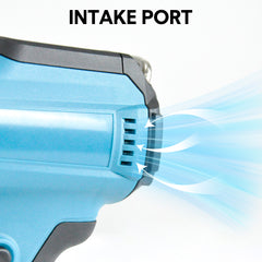 Cordless Heat Gun Hot Air Gun High Low Temperature Compatible for Makita 18V Lithium Battery With 5 Nozzles for Shrink Wrapping Tube Bending Body Only