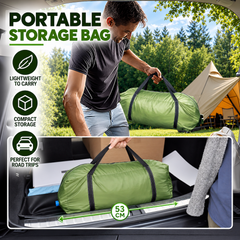 Car Rear Hatchback Tent with Awning Water Resistant Tailgate Camping Shelter for SUV MPV Van Light Rain Protection Portable Green for Outdoor Camping