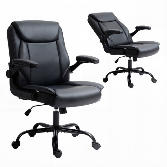 Artiss Executive Office Chair Mid Back Black