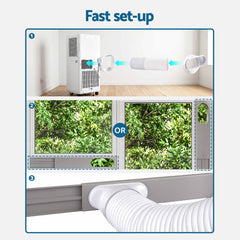 Devanti Portable Air Conditioner 9000 BTU 3-in-1 with Remote Control