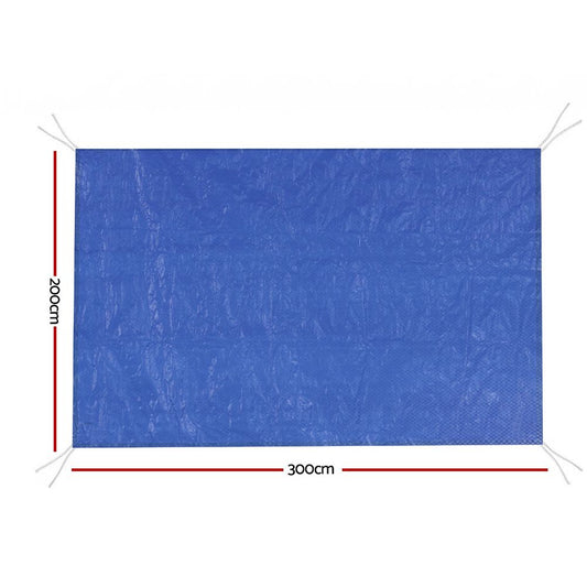 Aqua Buddy Pool Cover 3x2m Above-ground Swimming Pool Blanket Blue
