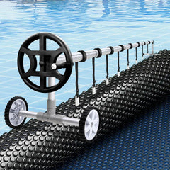 Aqua Buddy Pool Cover 500 Micron 6.5x3m w/ Roller 4m Swimming Pools Black Solar Blanket