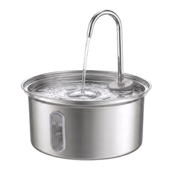 i.Pet 3.2L Cat Water Fountain Pet Feeder Dog Drinking Dispenser 304 Stainless Steel