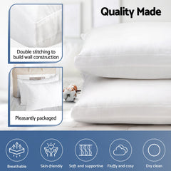 Giselle Bedding Shredded Memory Foam Pillow Adjustable Loft
