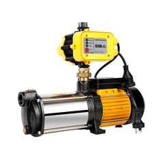 Giantz Garden Water Pump High Pressure 2500W Max 5-Stage Tank Irrigation Transfer Booster Yellow