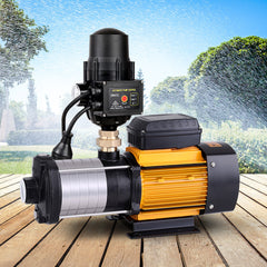 Giantz Garden Water Pump High Pressure 2500W Max 6-Stage Tank Irrigation Transfer Booster Pump Black