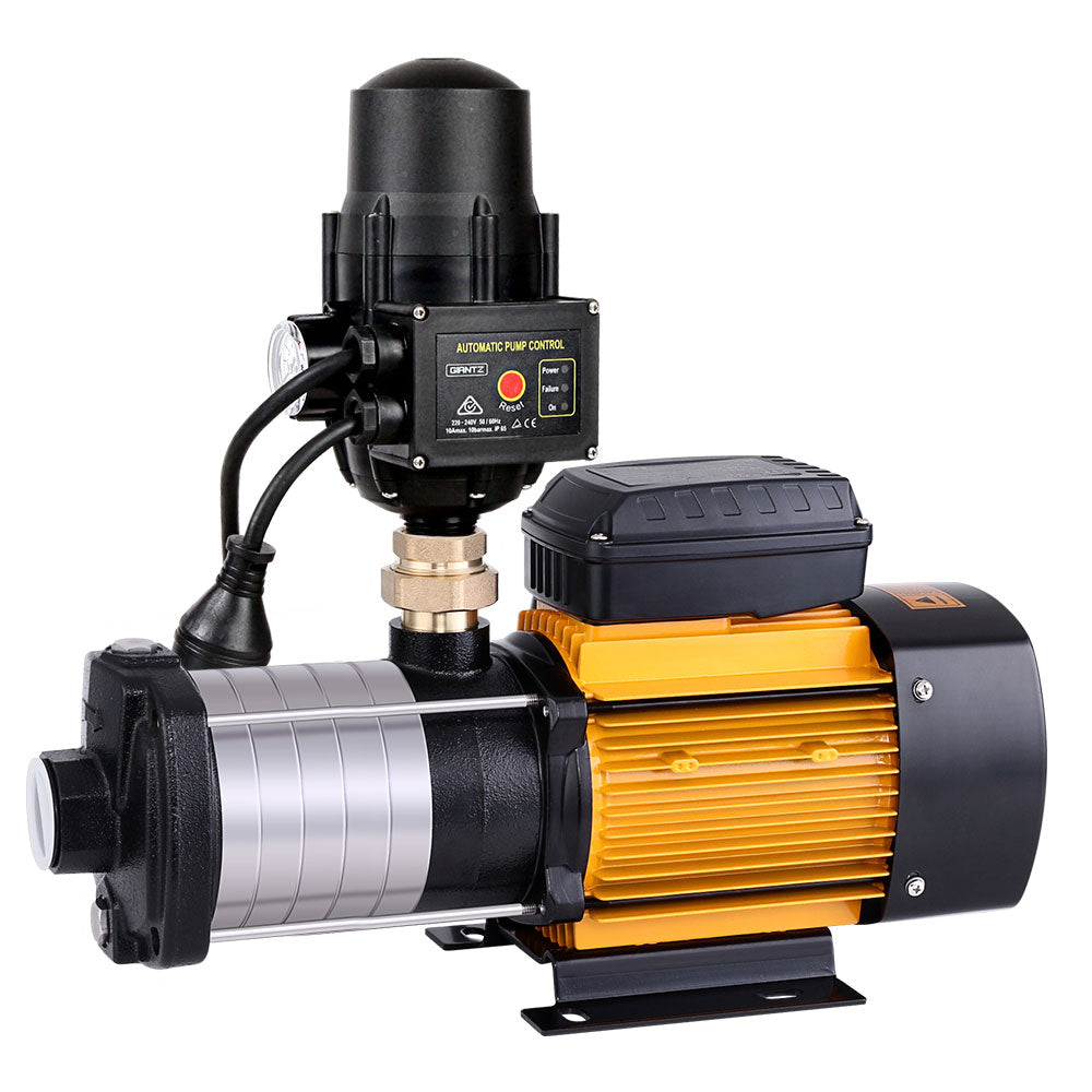 Giantz Garden Water Pump High Pressure 2500W Max 6-Stage Tank Irrigation Transfer Booster Pump Black