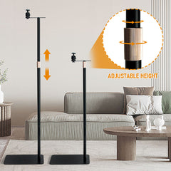 Projector Floor Stand Projector Stand 360 Degree Rotatable Hold Up To 5kg Height Adjustable 90.5 to 135cm Projector Holder with Stable Base for Home Office