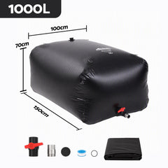 Weisshorn 1000L Water Bladder Bag Portable Large Storage Tank Container Camping Outdoor