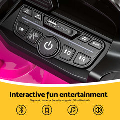 Ride On Car Licensed Audi RS3 Car for Kids 12V Remote Control Pink