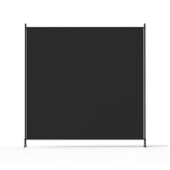 Artiss Room Divider Set of 2 Privacy Screen Fabric Room Separator Partition 175x180cm Black