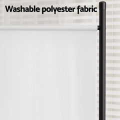 Artiss 4 Panel Room Divider Set of 2 Folding Privacy Screen Fabric Room Separator Partition White