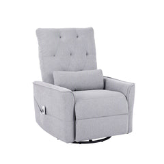 Artiss Electric Massage Recliner Chair with 270° Swivel & Heat, Grey