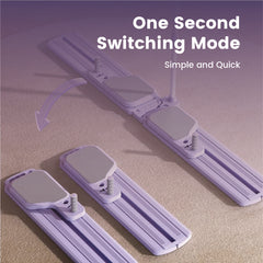 Multifunctional Pilates Reformer Board Foldable Leg Exercise Machine with Height Adjustable T-Handle Low Noise Home Fitness Equipment Strength Building