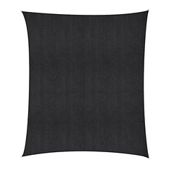 Instahut Sun Shade Sail Cloth 98% UV Block Outdoor Canopy Rectangle 5X6M Black