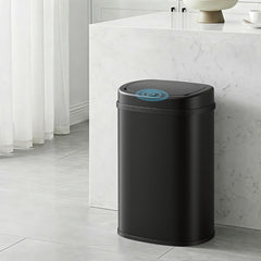 Devanti 50L Sensor Bin Motion Rubbish Automatic Black