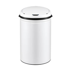 Devanti 30L Sensor Bin Automatic Touchless Trash Can Garbage Rubbish White