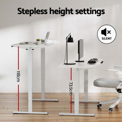 Artiss Electric Treadmill with 140cm Automatic Standing Desk Walking Pad 400mm