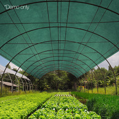 Instahut 70% Shade Cloth 3.66x20m Shadecloth Sail Heavy Duty Green