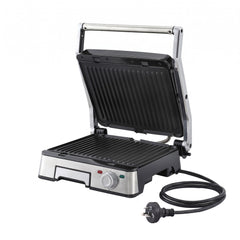 Devanti 2000W 3-in-1 Panini Press Grill Sandwich Maker 180° Open 4 Slice