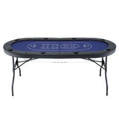 Poker Game Table Folding Poker Table 8 Player 1.8M 8-Player Table Top Cardboard