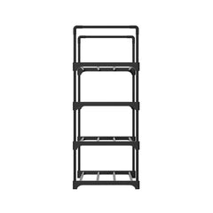 Artiss Shoe Rack Cabinet Stackable 4-tier 12 Pairs Black