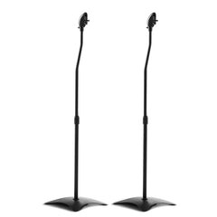 Alpha Speaker Stand 75-112cm Adjustable Height Surround Sound Studio Home 2pcs