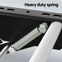 Weisshorn Manual Pull Out Caravan Step Folding RV Entry Stair 200KG Capacity Non-Slip Aluminium
