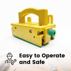 3D Safety Pusher Adjustable Woodworking Push Block with Non-slip Protection Handle for Table Saws Jointers Router Tables Band Saws Safer and Accurate Cuts