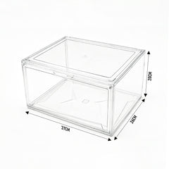 10 Pack Stackable Clear Collectible Display Cases with Magnetic Door Modular Keepsake Boxes for Models Awards Watche Figures  Memorabilia