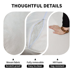 2-In-1 Compression Sofa Bed Multifunctional 2 Seater Couch Set with Comfy Cushion Back for Living Room Bedroom Apartment Versatile Layouts 75x100x180cm