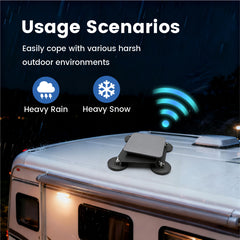 Starlink Mini Magnetic Mount Weatherproof Car Roof Mounting Bracket With 4 Magnetic Bases for Car RV Van Boat Yacht Truck Strong 60kg Magnetic Force