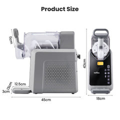 NORDA 2L Slushie Machine Frozen Drink Maker Slushy Ice Cream Maker No Ice Compressor Touchscreen for Home BBQ Party