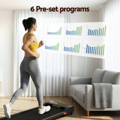 Everfit 3 in 1 Walking Pad Treadmill 12% Incline Under Desk Treadmills for Home Gym With 38cm Wide Belt