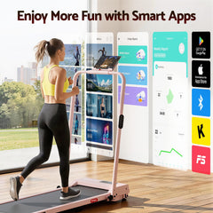 Everfit 3 in 1 Walking Pad Treadmill 12% Incline Under Desk Treadmills for Home Gym With 38cm Wide Belt APP Control