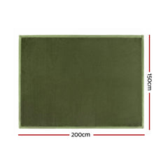 Artiss Tatami Mat Floor Mattress 3cm Thick Futon Mattresses Mellow Mat Rugs Living Room Green