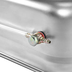 Lockable Petrol Fuel Tank 8L Stainless Steel Caps Locking Diesel Portable Container Backup Petrol Storage Tank For Truck Van External Fuel Tank