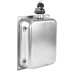 Lockable Petrol Fuel Tank 8L Stainless Steel Caps Locking Diesel Portable Container Backup Petrol Storage Tank For Truck Van External Fuel Tank
