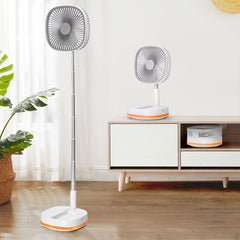 Telescopic Fan 20000mAh Up to 88h Portable Oscillating Height Adjustable Rechargeable Collapsible Floor Fan 120 Rotation and 180 Tilt With 4 Speed