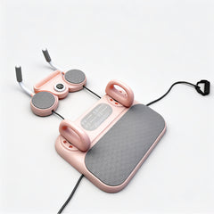 6-In-1 Training Board Multifunctional Push-Up Chest Muscles Abs Exercise Board with Resistance Bands and Real Time Display Portable Home Gym Equipment