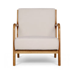 Artiss 2X Armchair Faux Fabric Beige