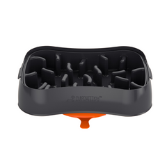 Marley Slowappy Slow Feeder  Bowl - Dark Grey