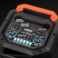 Laser RGB Tower Speaker with 40W Sound
