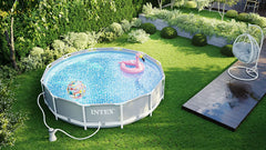 Intex PRISM 12' Metal Frame Above Ground Pool - 366cm x 76cm 26712