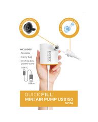 Intex Quick-Fill USB Electric Air Pump - USB150R - 66616