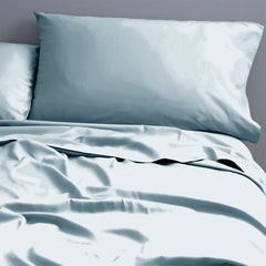 Natural Cotton 500 Thread Count Duck Egg Sheet Set by Park Avenue King