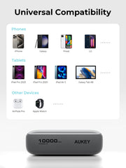 AUKEY Spark Mini 10000 Compact Fast Charging Power Bank (PB-Y55)